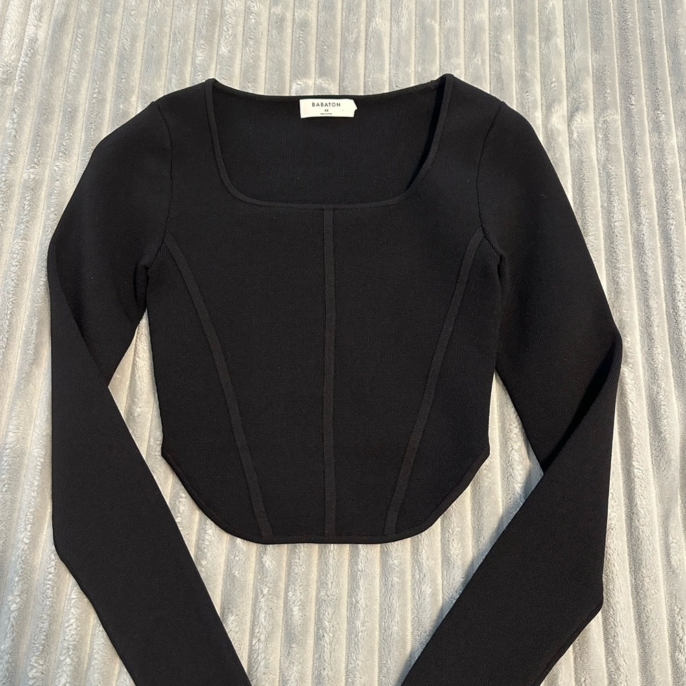 Aritzia Babaton Sculpt Knit Top